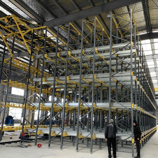 Smart Radio Shuttle Storage System Warehouse Shelving System Custom Size