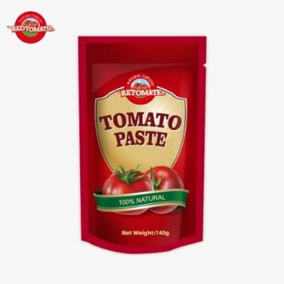 140g Red Tomato Paste Stand Up Sachet Convenient And Flavorful