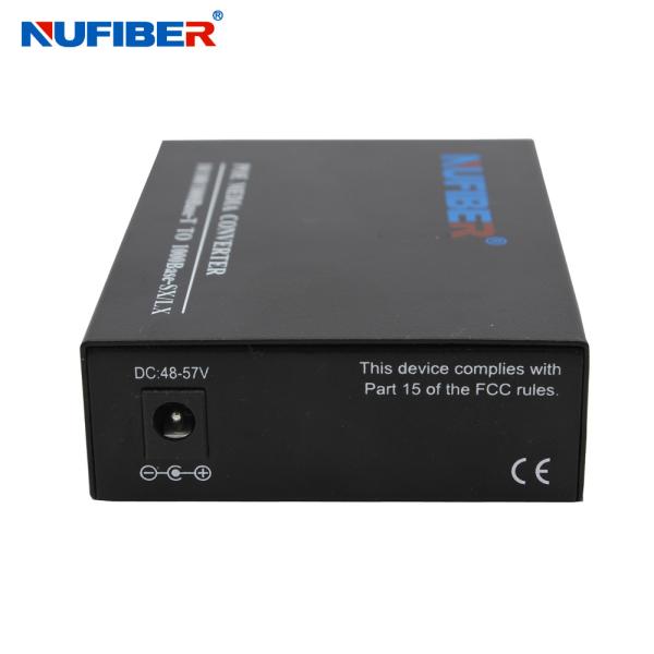 10/100Mbps SFP to RJ45 POE Fiber Optic Media Converter with 10/100Mbps half-duplex/full-duplex mode for data transmission