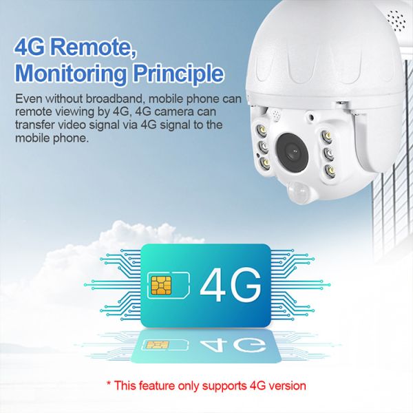 камера 4G солнечной батареи 8W использующая энергию солнечная с сиреной обнаружения движения