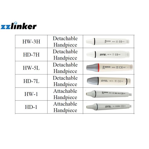 Satele Woodpecker Dental Ultrasonic Scaler Handpiece Similar LED Detachable