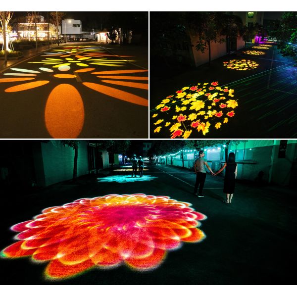 100w Custom Gobo Projector Ip65 High Brightness Advertising Led Outdoor Christmas Gobo Logo Projector Advertising Lights