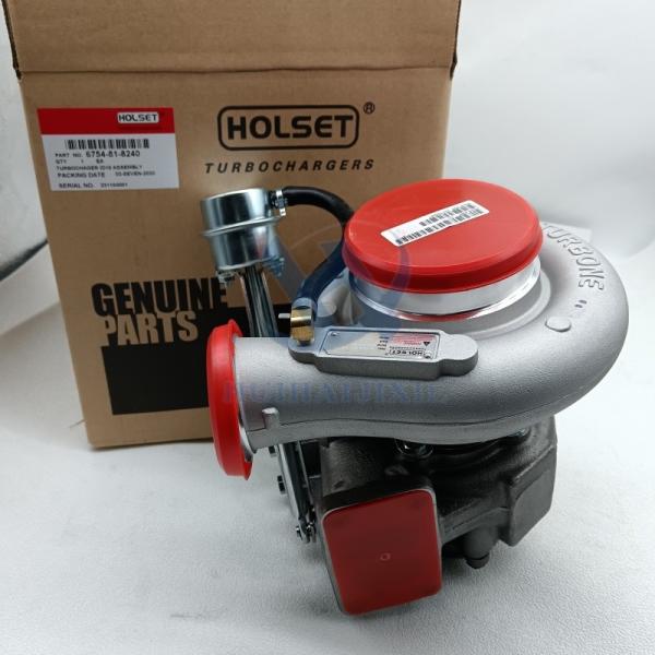 Pièces détachées pour excavatrice Turbo 6754-81-8240 6754818240 Turbocompresseur pour moteur Komatsu SAA6D107