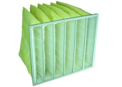 Mini Pleat Pocket Air Filter With Big Air Volume , F8 / F9 Medium Efficiency