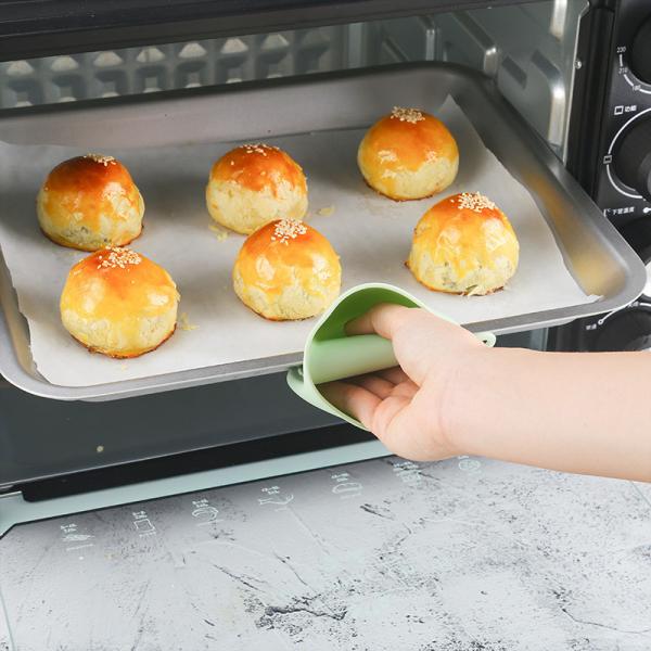 Silicone Oven Mitts Heat Resistant Mini Oven Mitts Rubber Oven Glove Silicone Cooking Pinch Grips Oven Mitts Potholders