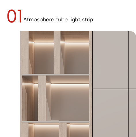 Большой емкости файловый шкаф со светом и слотами настройки цвета и размера поддержки настройки