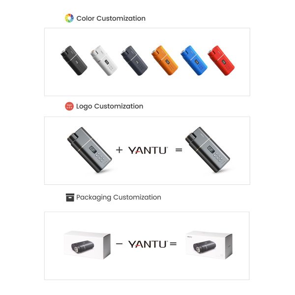 YANTU A23 Portable Wireless Rechargeable Tire Inflator 12V Electric Automatic Silent