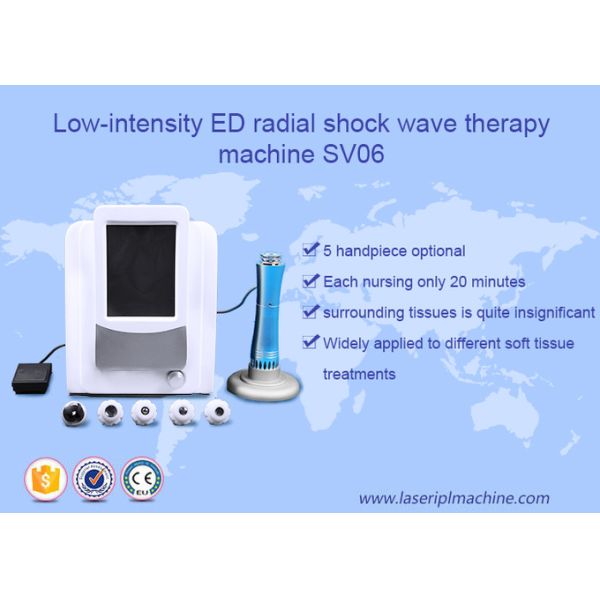 Ультразвук ручки оборудования терапией ударной волны роста мышцы одиночный
