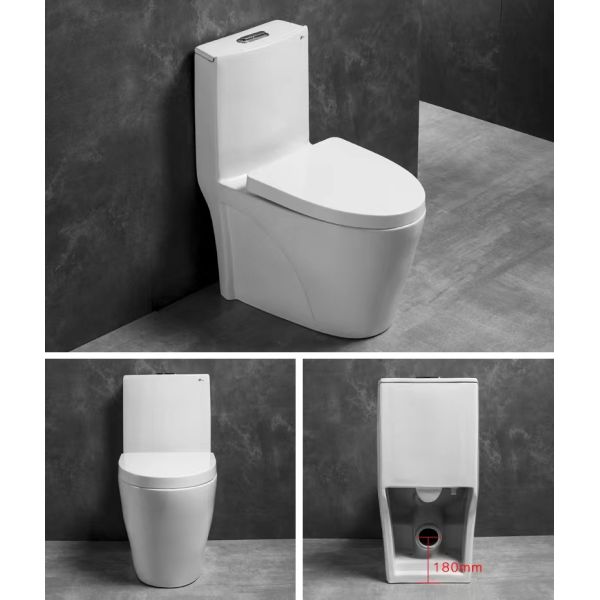 Wholesale sanitary ware dual flush white color bathroom porcelain toilet bowl floor mounted ceramic one piece toilet