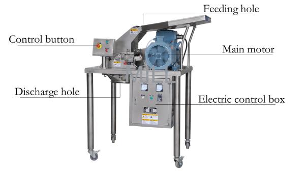 High efficient moringa powder grinding machine leave powder grinder machine