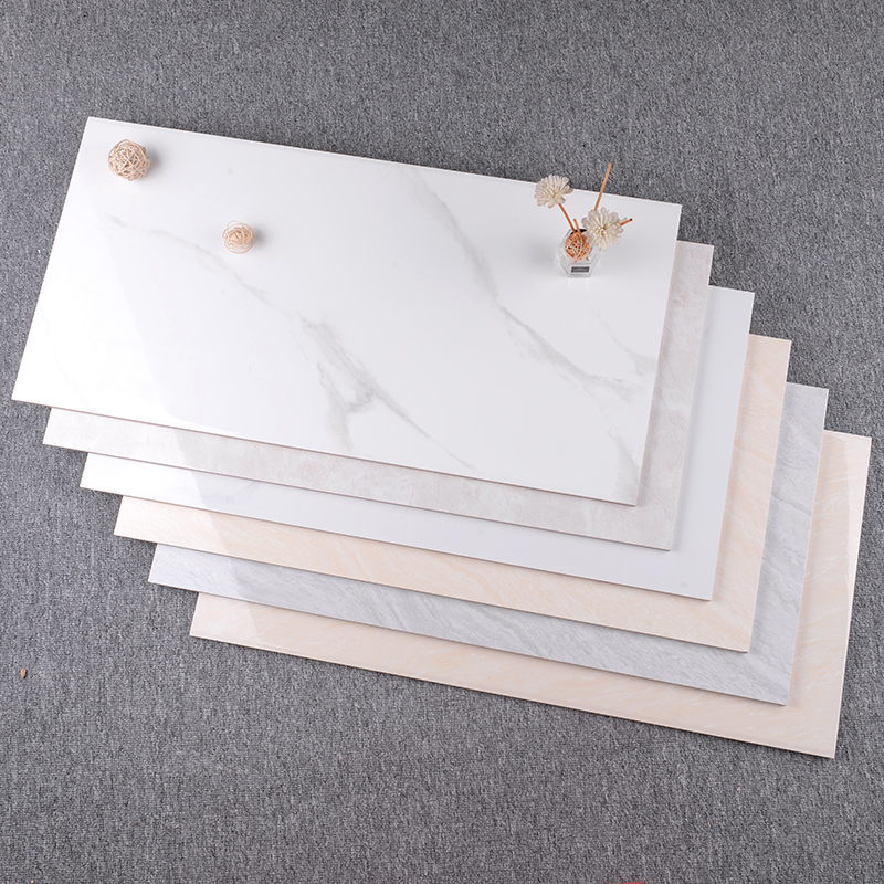 Vitrified Tiles 300x600mm Orange Jade Stone Glossy Wall Tiles for Bedroom and Bathroom