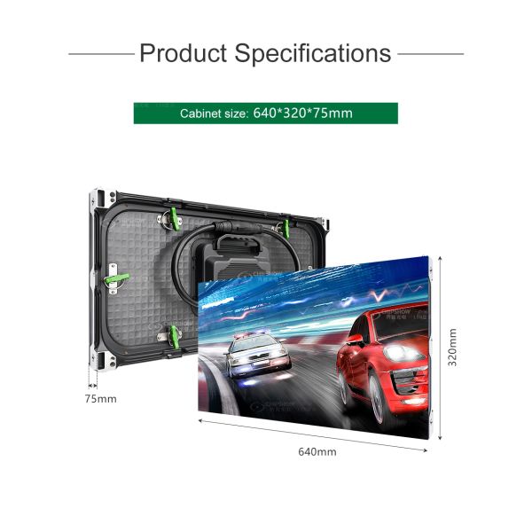 P4 P667 Energy Saving Front Service Painel De LED Module Outdoor Full Color Video Wall LED Display Screen