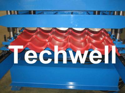 O PLC controla o rolo da telha da etapa que forma a máquina para a telha vitrificada, telha de telhado, telha de telhado do metal