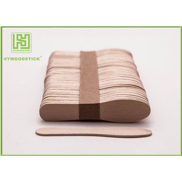 FDA Smooth Customized Wooden Spoons And Spatulas , Straight Wooden Coffee Sticks