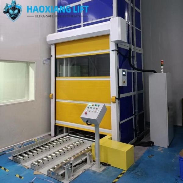 2-Level Hydraulic Vertical Reciprocating Conveyor - 5M 1500-4000kg HAOXIANG Industrial Material Handling Lift