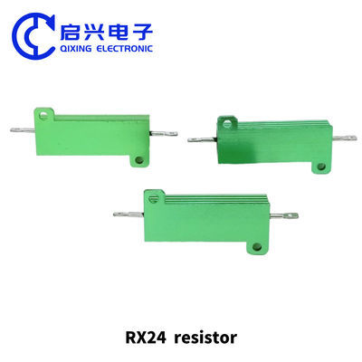 RXG24 Gold Aluminum Shell Resistor 200W 2RJ High Power Wirewound Resistor Heat Dissipation