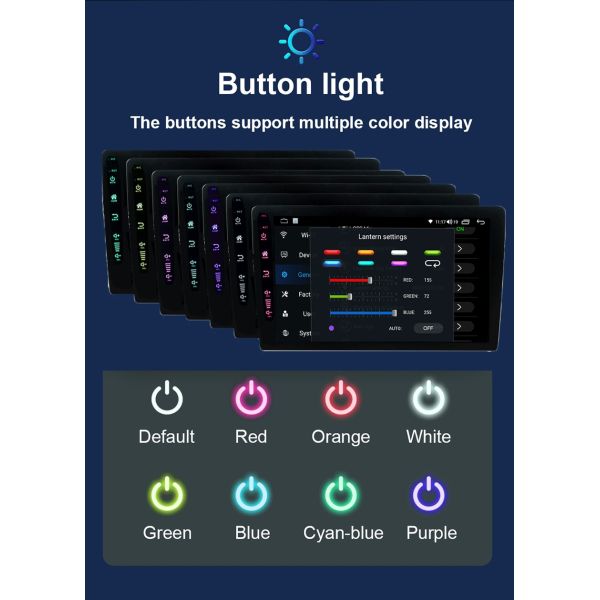 9 дюймовый авто DVD-плеер Android навигация с 6 128 ГБ 4G Wifi GPS Dsp Rds AM Двойной дини автомобильное радио
