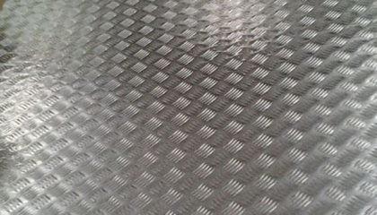 Decorative Stucco Embossed Aluminium Sheet Orange Peel Pattern 1650mm Width