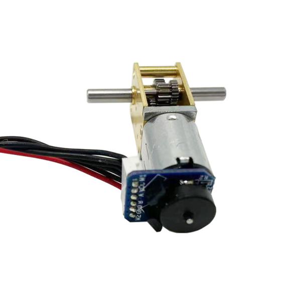 Motor de engrenagem a corrente contínua de escova de 12 V com caixa de engrenagens de minhoca para fechaduras de portas elétricas