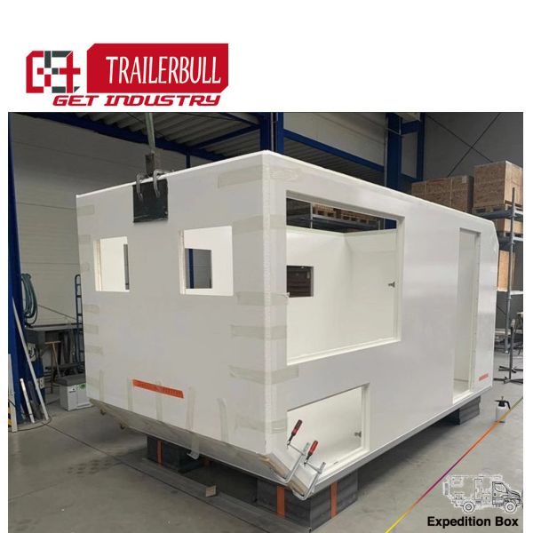 4.6m  Expedition Truck Body for Motorhome and Flatbed Trucks with Standard Cuboid Design