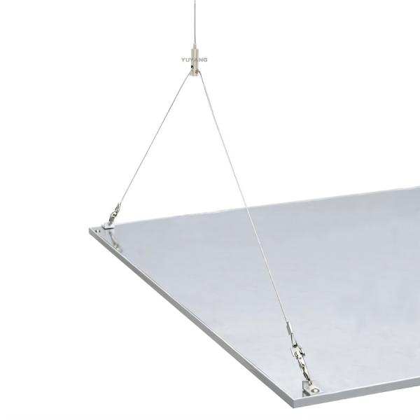 Adjustable Ceiling Mounted Swivel Joint Gripper Wire Rope Suspension Kit Custom Hanging Cable Kit Other Lighting Accessories