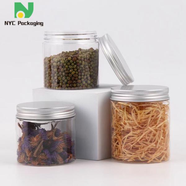 pots en plastique de la nourriture 300ml avec le récipient d'entreposage en plastique de couvercles d'or