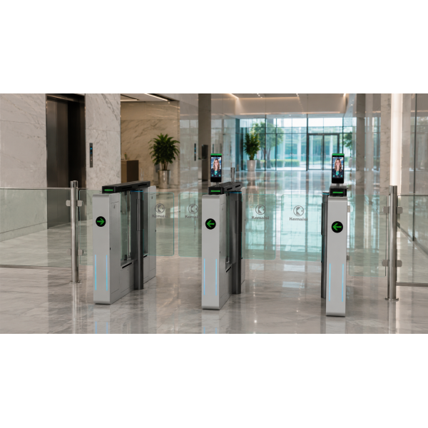 Commercial Speed Gate Turnstile With RFID Visitor Management, Quiet Operation, Smart Access Recognition, And Full Data Tracking
