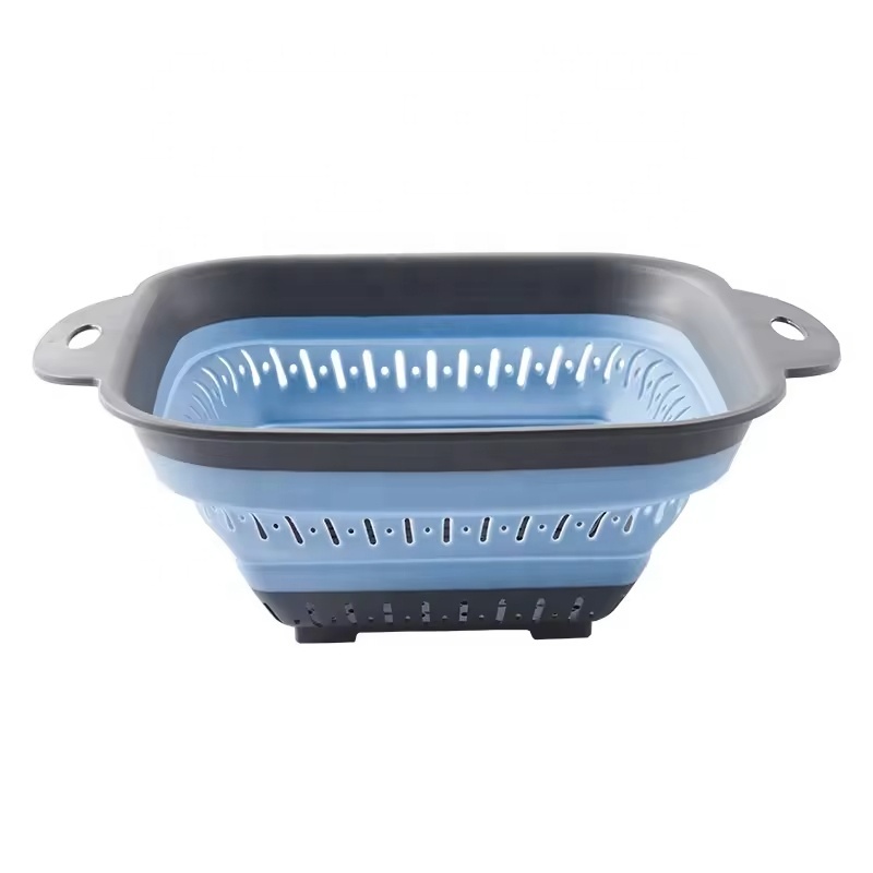 Strong Multi-color Eco-Friendly Foldable Fruit Vegetable Cleaning Filter Storage Basket