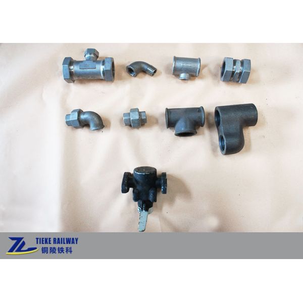 UIC Pipe Joint Fittings Air Brake Parts Pipe Plug Tee Flange Elbow 1.0 MPa