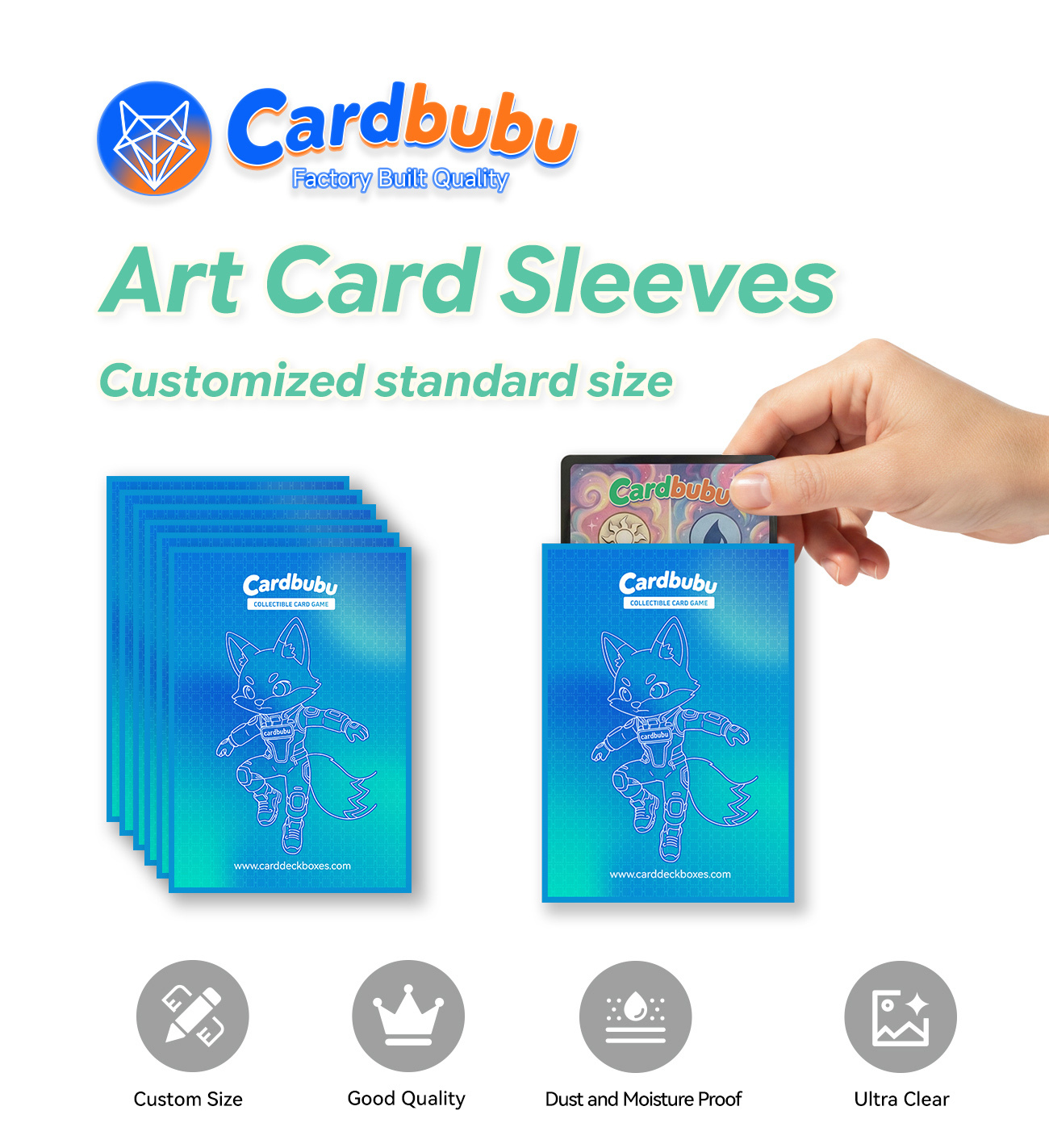 Custom Printed Inner Card Sleeves UKCA TCG Ultra Pro Sleeves