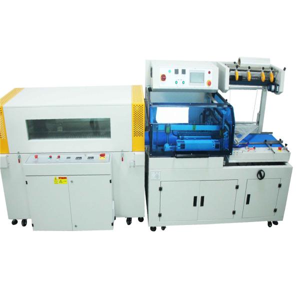 Automatic L-Sealer Heat Tunnel Pe Film Packing Thermal Shrink Wrap Packaging Machine For Carton Box Cosmetic Food Bottle