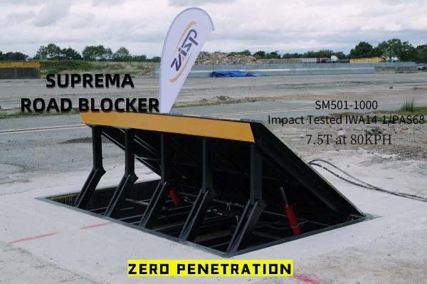 Bloqueador automático de estradas de carga pesada de 1000 mm de altura para segurança e segurança no trânsito