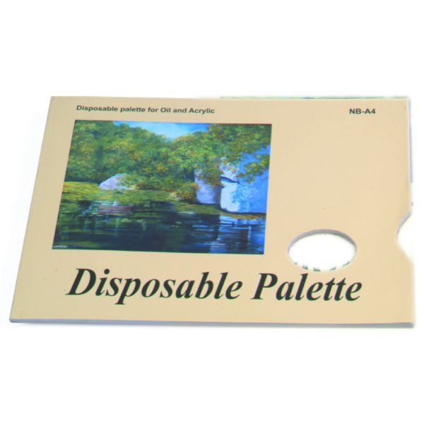 アクリル/油絵のパッドの使い捨て可能なパレットのタイプ、芸術家のデッサンのパッド48は58gsmを広げます