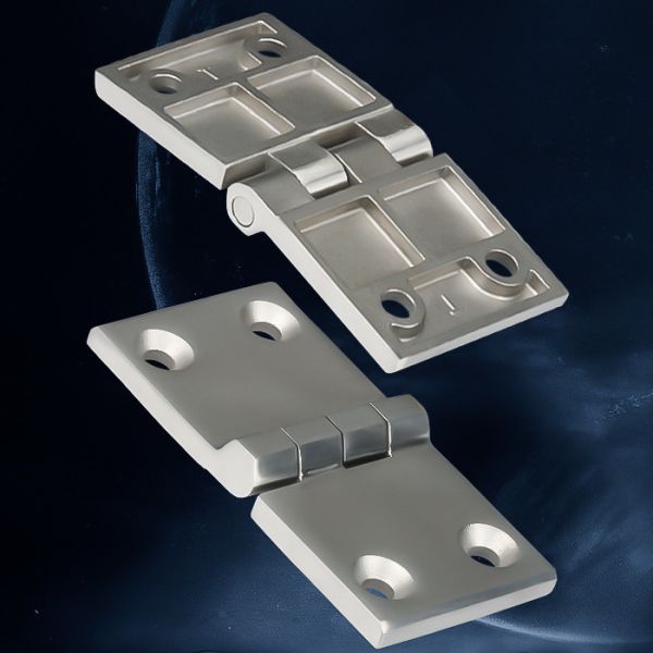 120*60*8MM Custom Metal Die Casting Large Thick Bearing Industrial Hardware Chassis Cabinet Stainless Steel Hinge