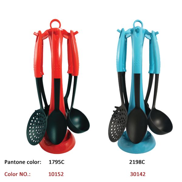 2024 Best Cookware Set Any Color Camp Kitchen Cooking Utensil Set with ABS Handle