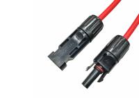 30 pies de 6mm2 10awg del panel solar de cable de extensión con el adaptador de la hembra y del conector macho