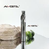 3 Coupe à tranchée à forme de pas conique Coupeuse à carbure de liquide de refroidissement interne Outil non recouvert pour l'aluminium
