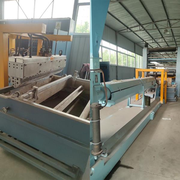 Second Hand PP Woven Bag Machine Flat Yarn Extruder Machine With Pin Roller Fibrillator