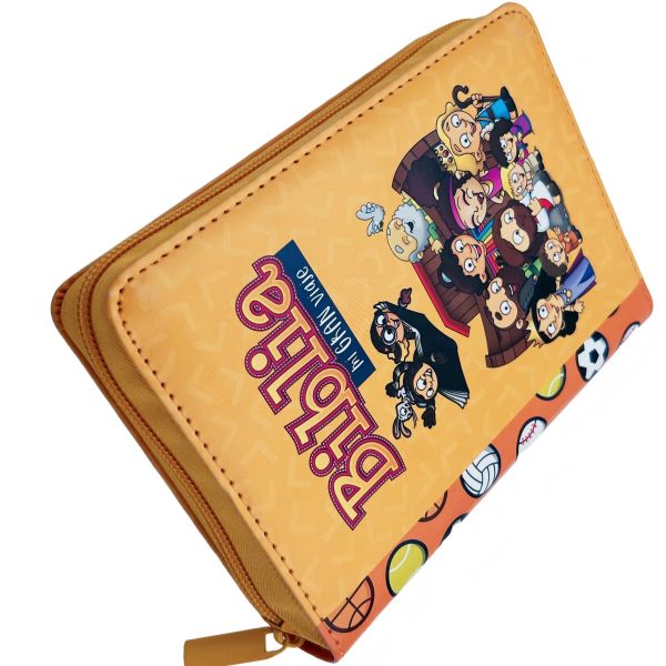custom high quality mini pocket bible printing for kids,children,zipper cover