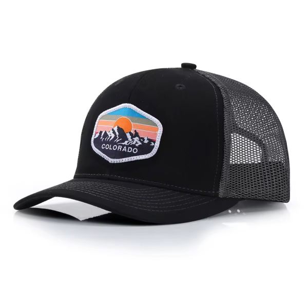 Elegante, cómodo y ajustado con 6 paneles, sombrero de camionero de perfil bajo, sombrero de béisbol de camionero.