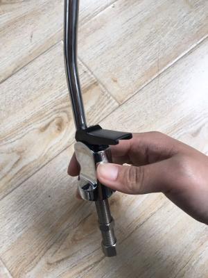 Single Handle Gooseneck Kitchen Faucet Deck - Mounted Easy Installation / Cleaning
