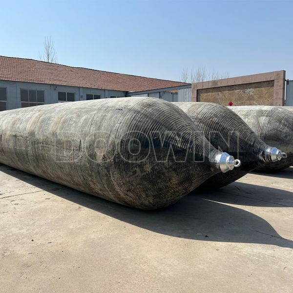 Coussins gonflables de lancement de navires durables en caoutchouc synthétique portable pour levage marin