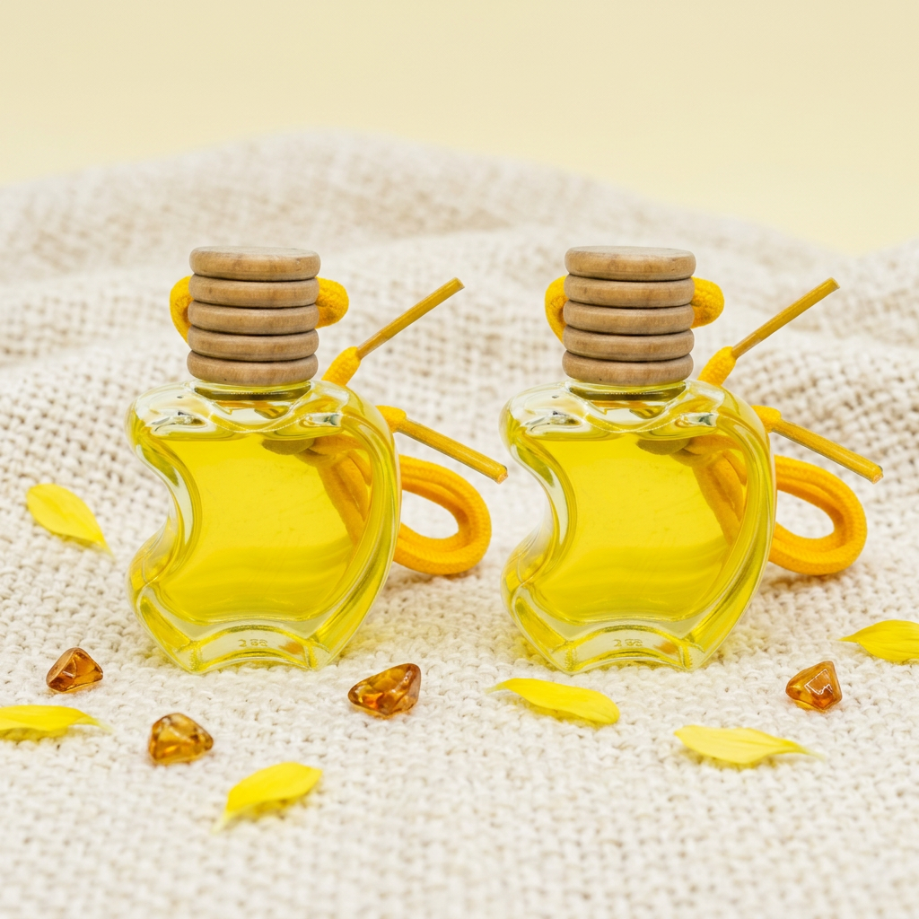 Anding 8ml Hanging Diffuser Bottle Automatic Diffuser Refill Empty Glass Mini Car Perfume Hanging Diffuser Bottle