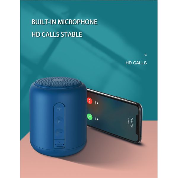 Wholesale Wireless Outdoor Mini Bluetooth Speaker Portable Rechargeable Surround Sound Bluetooth Speakers for Playing Music
