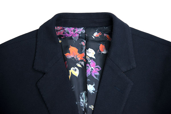 Excellent Workmanship Mens Knit Blazer Navy Big Size Breathable Customers' Option