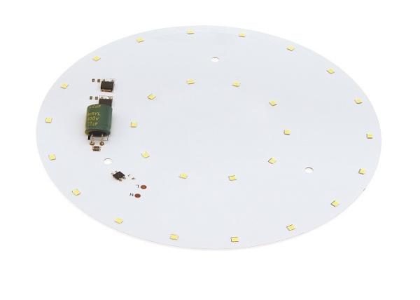 Customized design solution driverless  round  led PCB module with driver on board 100lm/w AC120V/AC230V