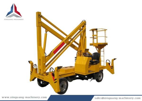 Diesel Power Mobile Crank Arm Lift Platform with 10m Working Height