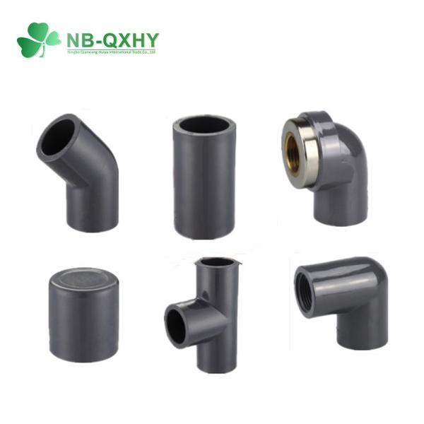 2 1/2 connexion de collage en plastique ASTM Sch80 Pn16 PVC UPVC