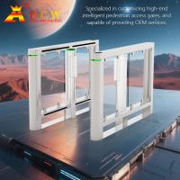 Indicateur LED de portillon automatique Hcw Anti-écrasement Sécurité Ss304 Canal d'induction 40w
