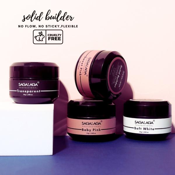 Nail UV/LED Hard Builder Gel for Nail Extensions/Strengthening Gel Builder Sculpting Color UV Gel for Nail